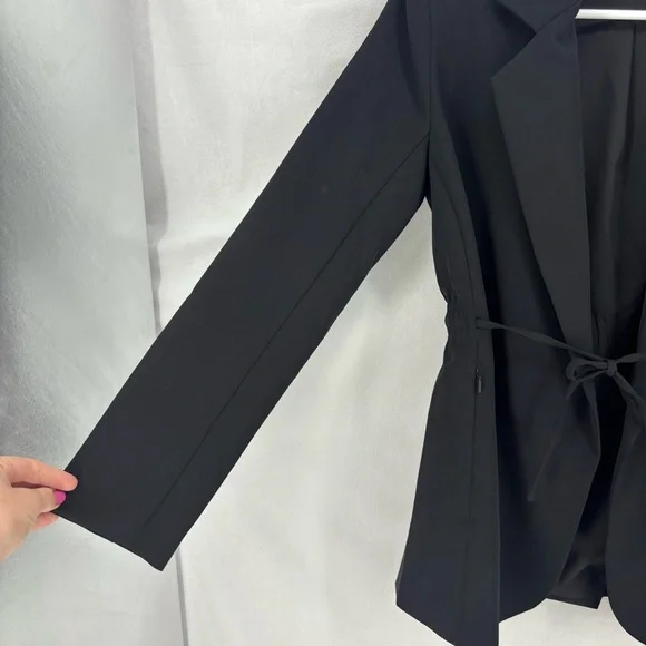 NWT Athleta women’s 4 black blazer jacket endless primatwill professional work - Picture 8 of 13